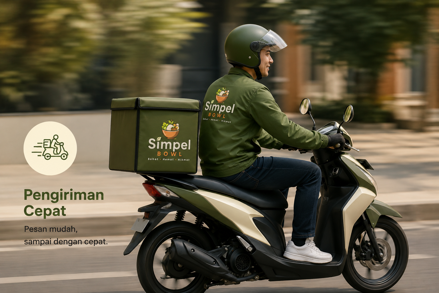 Kurir Simpel Bowl — Pengiriman Cepat dan Tepat Waktu